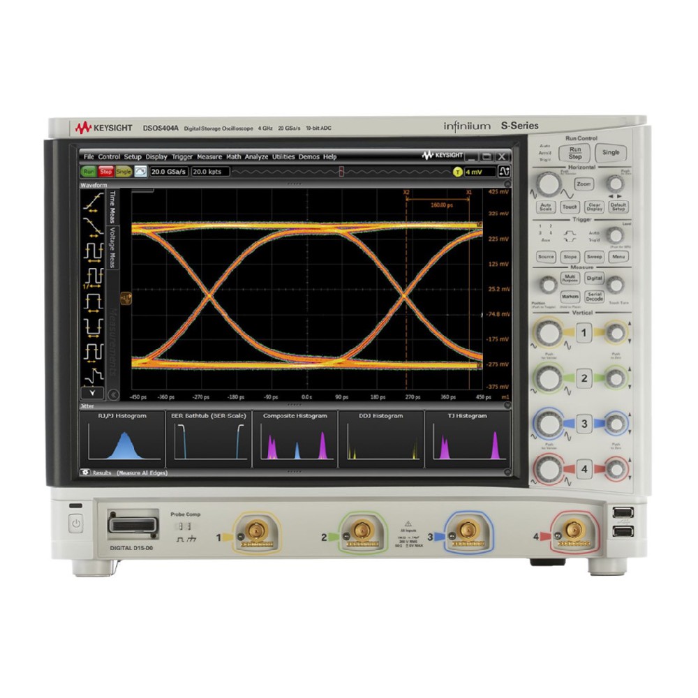 DSOS404A 高清晰度示波器：4 GHz，4 個模擬通道