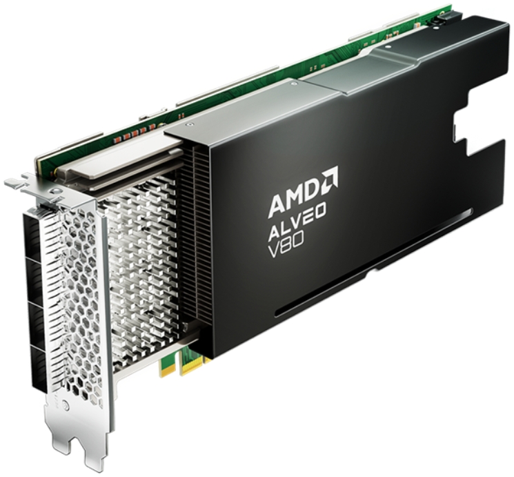 借助全新 AMD Alveo V80 計算加速卡釋放計算能力