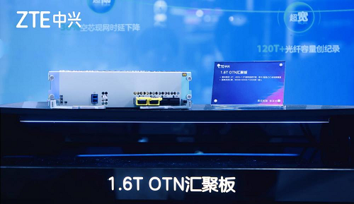 中興通訊發(fā)布國內(nèi)首款1.6T OTN樣機(jī) 開啟算間傳輸新時代